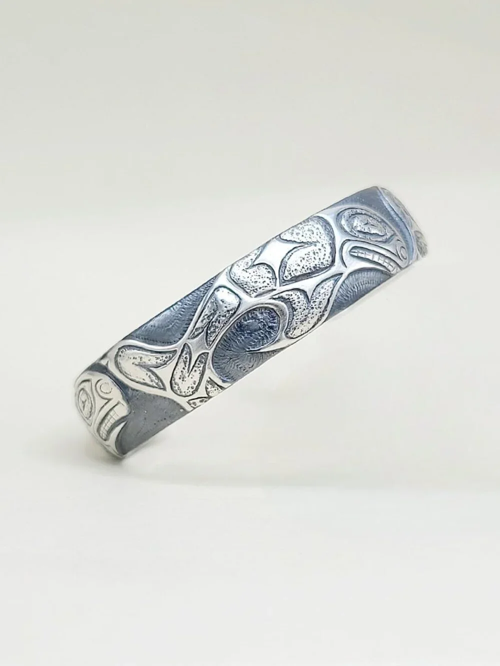 David Yurman Wide Northwest Cuff Bracelet in Sterling Silver - 17mm - 7" - Picture 6 of 13